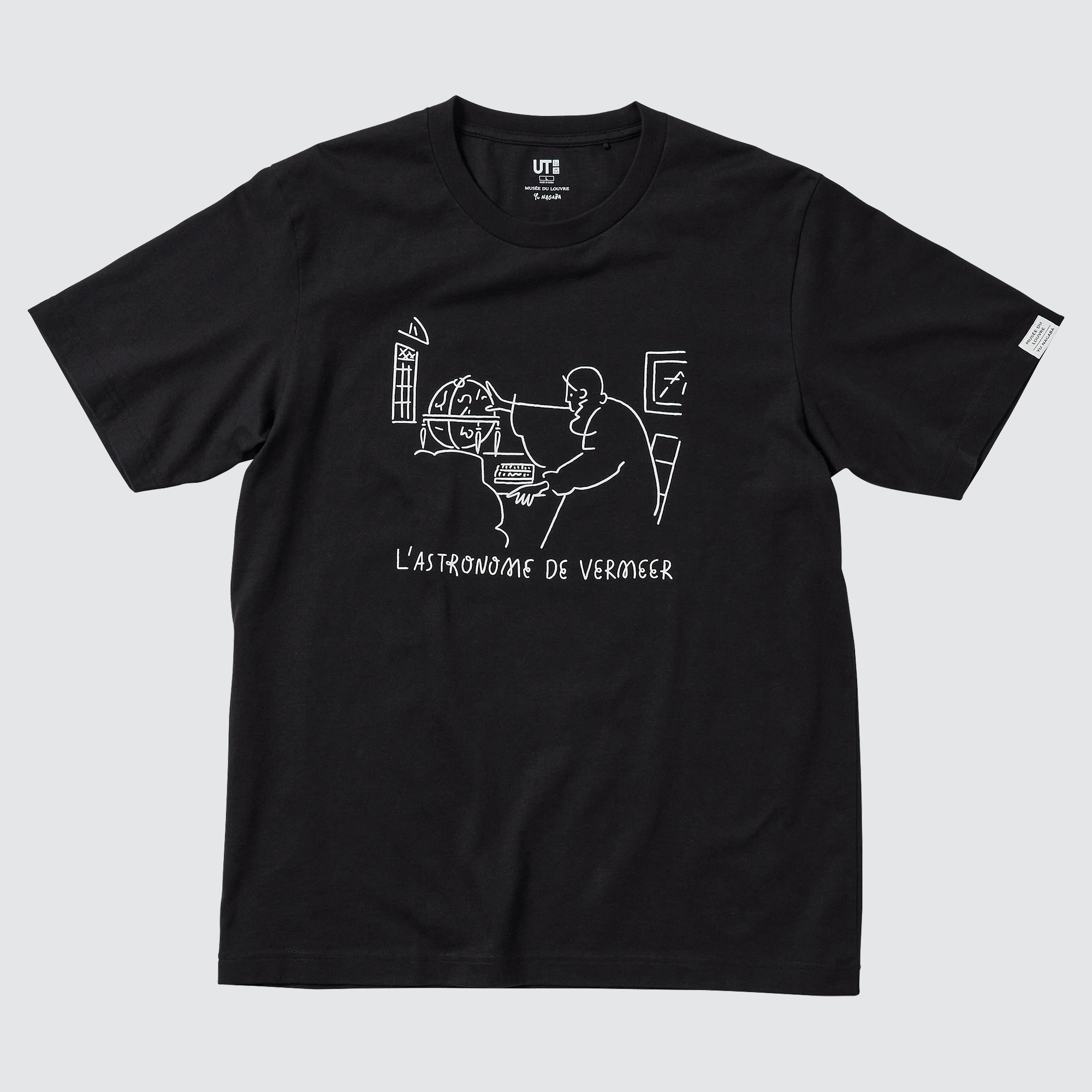 UNIQLO 2019 Hommes Ou T-shirt graphique dewazakura Noir Nouveau Japon 418129